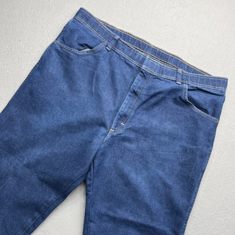 Wrangler‎ Blue Denim Straight Leg Jeans Mens 42x30 Medium Wash Streetwear 90s